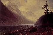 Albert Bierstadt Lake Louise Norge oil painting reproduction